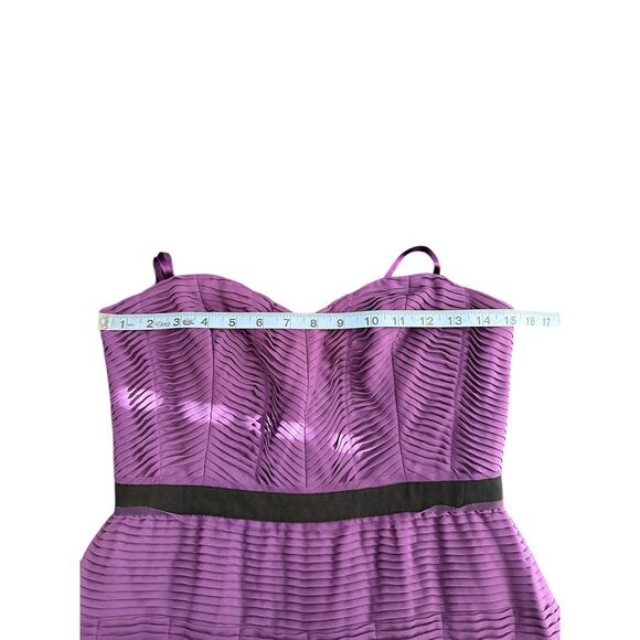 NWT BCBG Maxazria Purple HOCO Homecoming Winter Formal Y2K‎ Halter Dress Size 8 - Picture 10 of 10